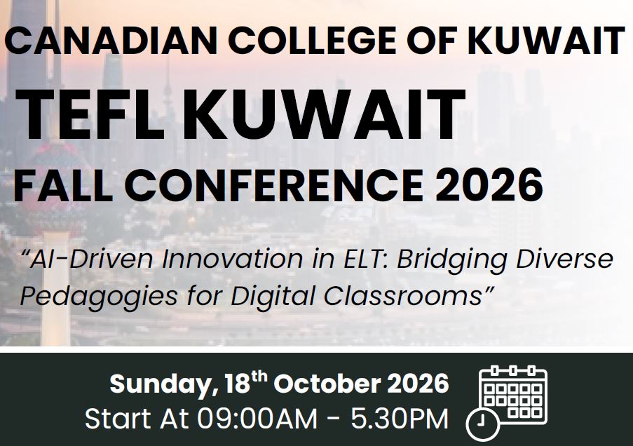 CCK TEFL Kuwait Fall conference 2026